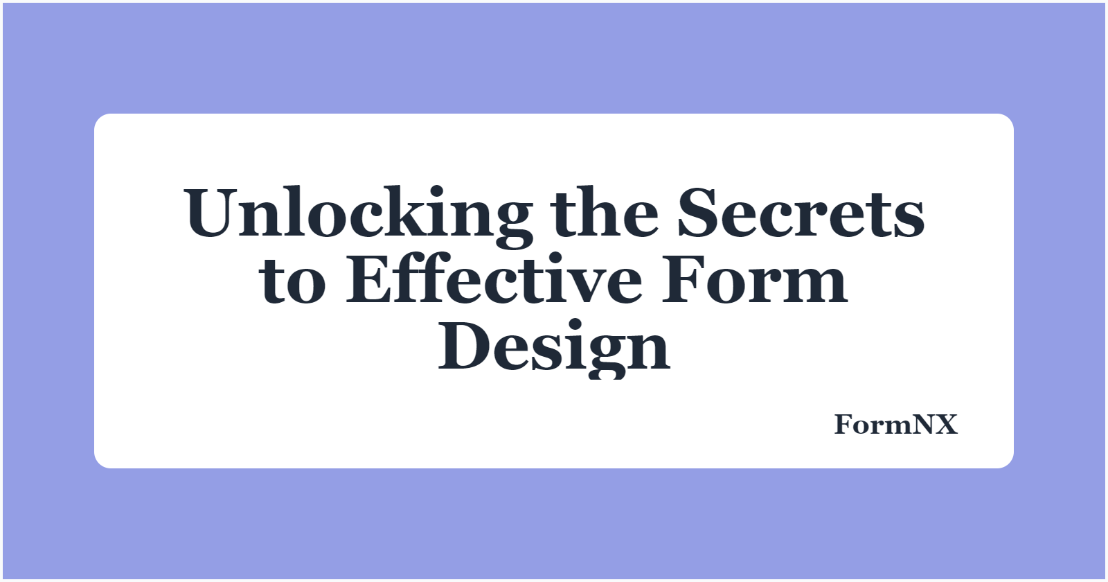 Creating High Converting Forms