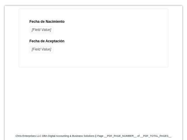 482 Solicitud de Información & Acuerdo de Servicios PDF