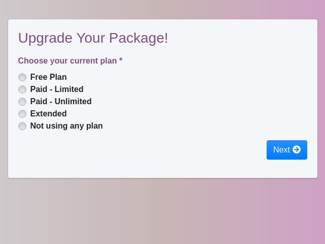 Simple Checkout Form