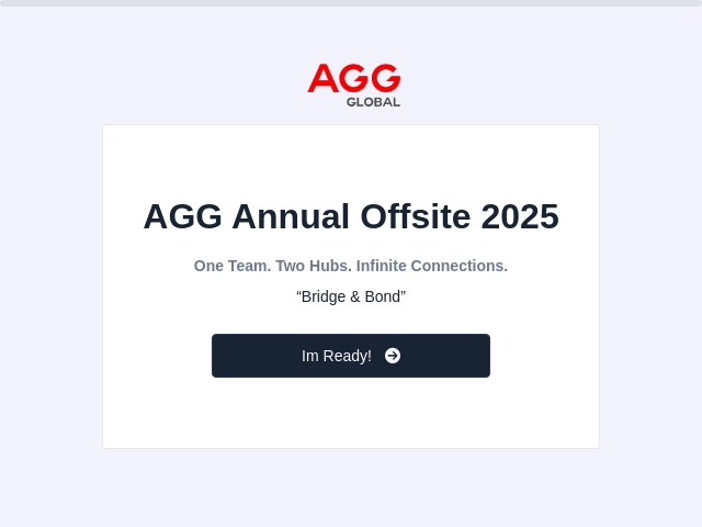 AGG Global Offsite 2025