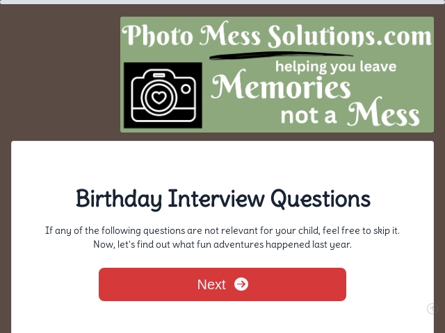 Birthday Interview Questions 2026