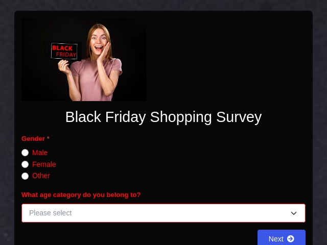 Black Friday Shopping Survey