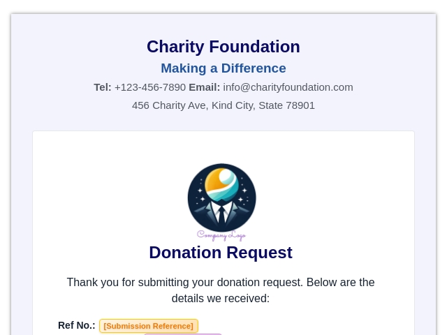 Donation Request