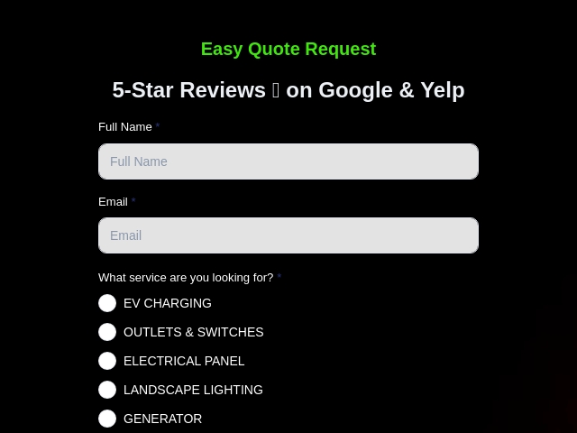 Easy Quote Request