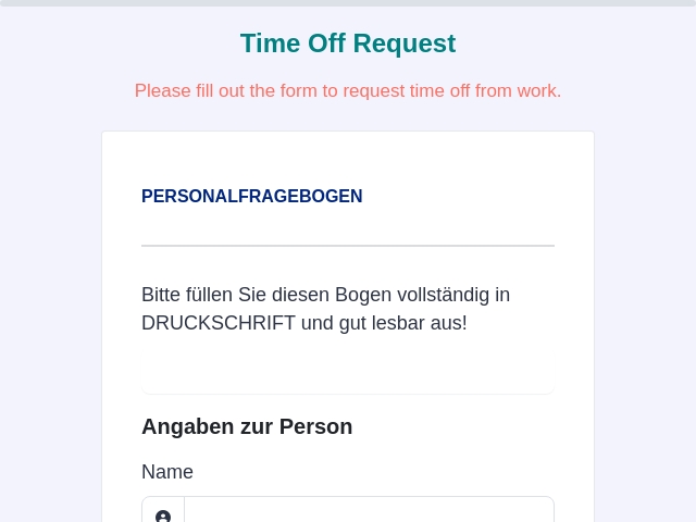 Employee Info