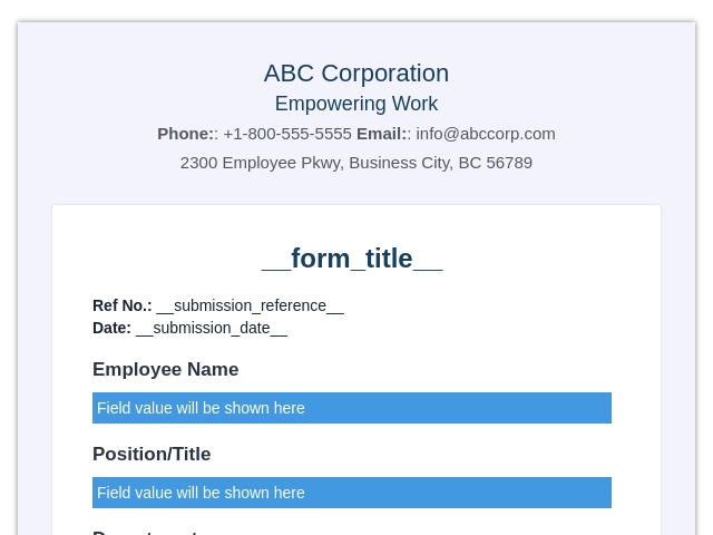 Employee Laptop Agreement