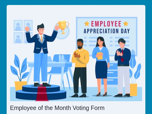Employee of the Month Voting Form