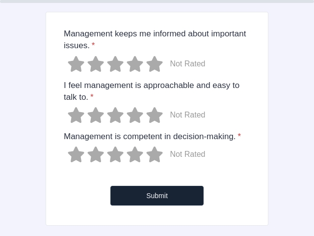 Employee Survey