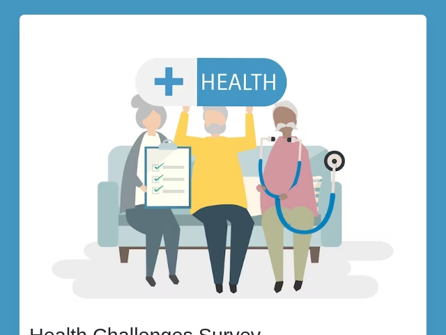 Health Challenges Survey
