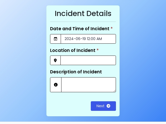 Incident Review Form Template