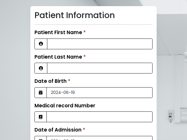 Medical Chart Review Form