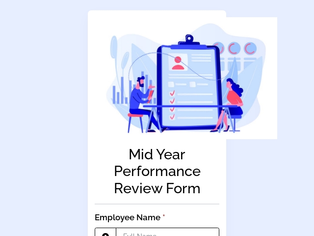 Mid Year Performance Review Form