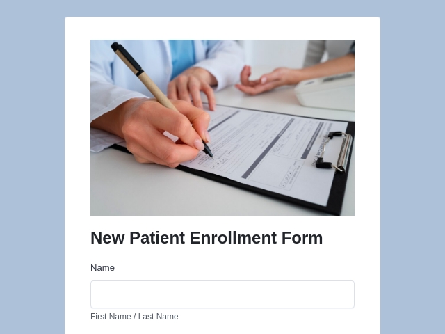 New Patient Enrollment Form