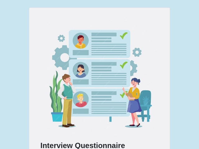 Online Interview Questionnaire Form