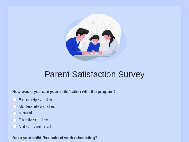 Parent Satisfaction Survey