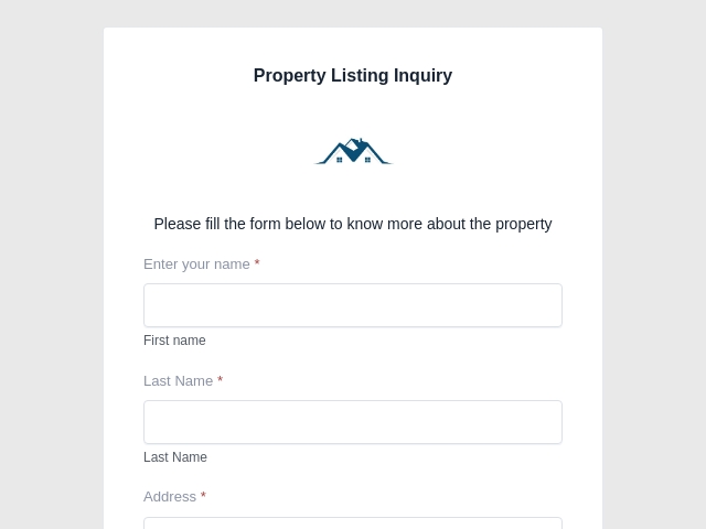 Product Pricing Calculator Form Template