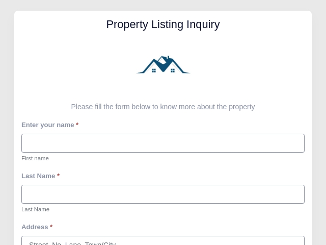 Property Listing Inquiry