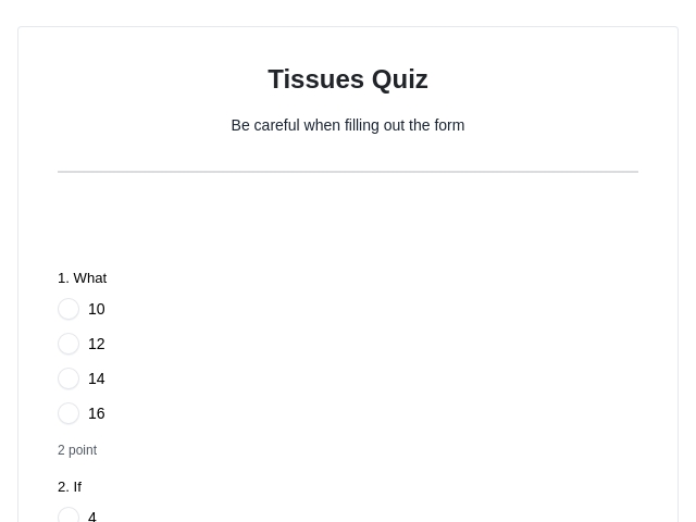 QUIZ for studying