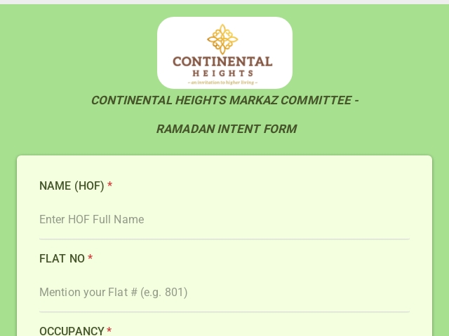 RAMDAN 2026
