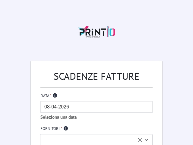 SCADENZE FATTURE