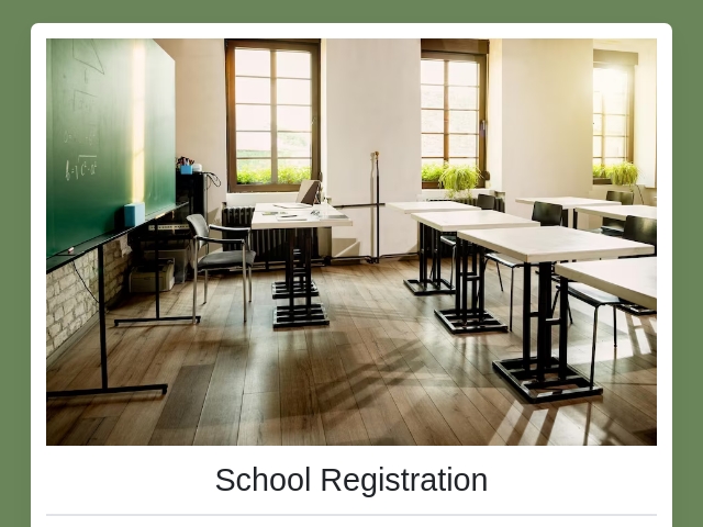 School Registration Form