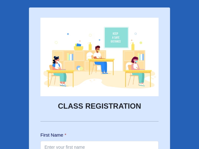 Student Enrollment Form