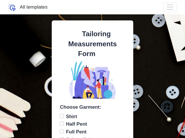 Tailoring Measurements