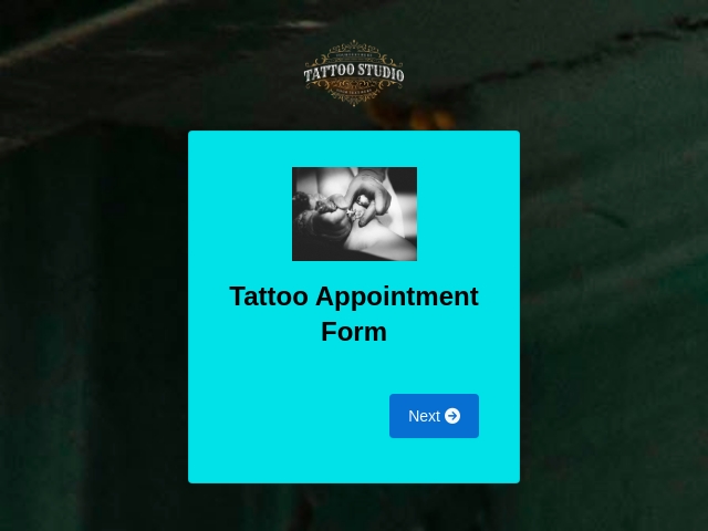 Tattoo Appointment Form