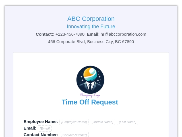 Time Off Request