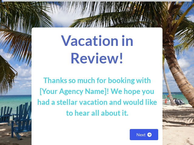 Vacation Review Form
