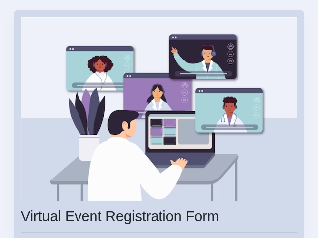 Virtual Event Registration Form