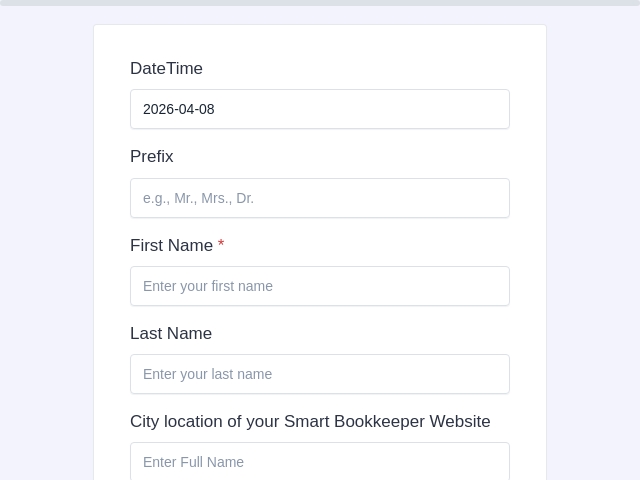 Website Changes